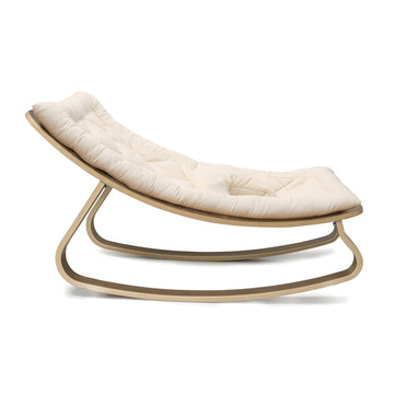 Levo rocker walnut - organic white - Charlie Crane